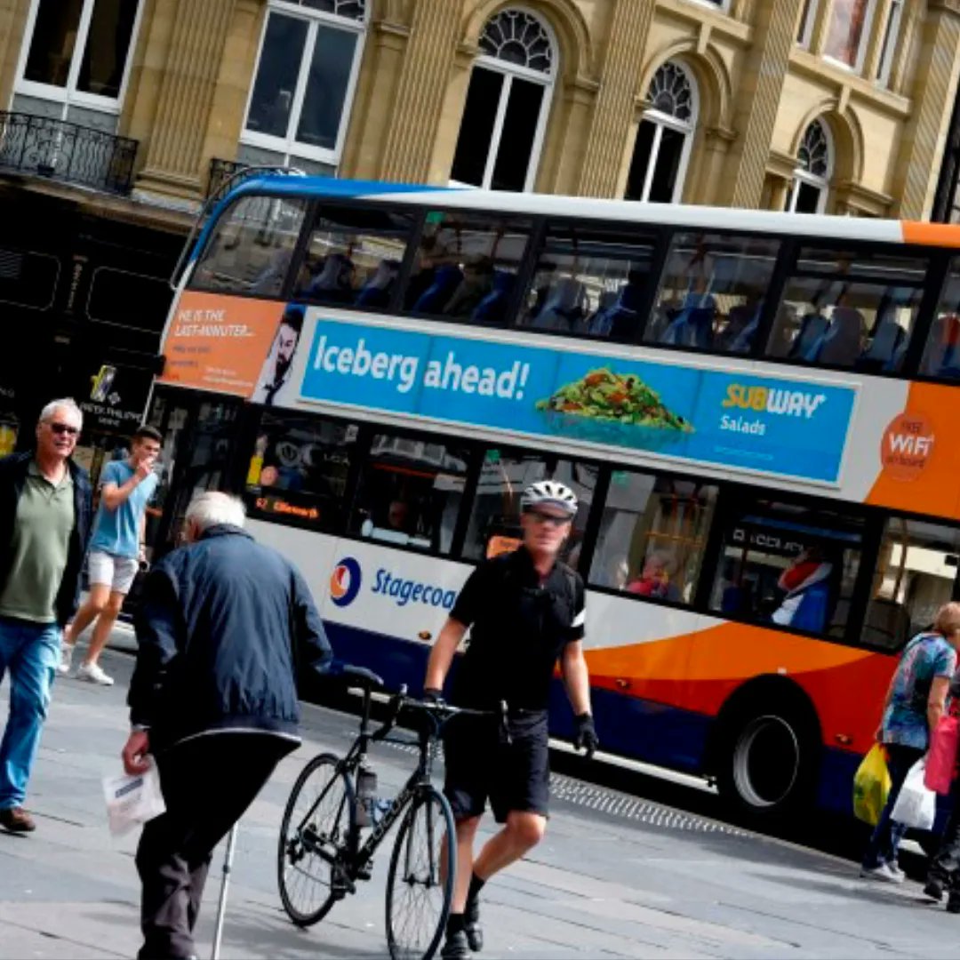 savimediauk's tweet photo. Bus outdoor advertising is bold, local and urban. 

#BusAdvertising #BusAds #OOH #OOHAds #OOHAdvertising #OutdoorAdvertising  #Marketing #Advertising #MediaAgency #SmallBusiness #Newcastle #Northumberland https://t.co/hFCczG8GYi