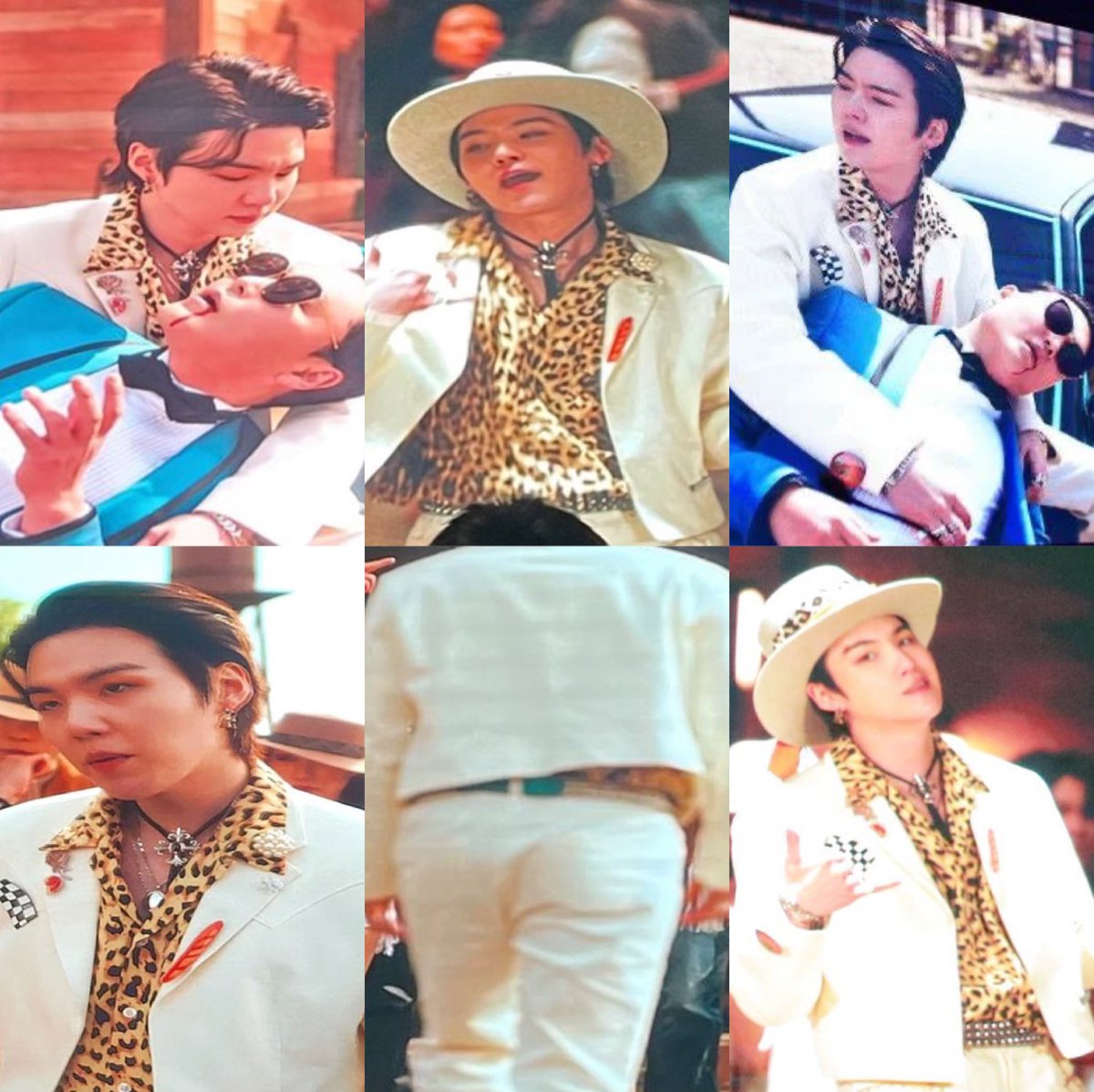 발단 : 싸이형님께 드리고 싶은 좋은 곡이 만들어져 곡을 영업 했고 이걸 들은 형님이 매우 흡족해함

결과 : 3월 꽃샘추위가 몰아치는 인천의 어느 변방 세트장에서 호피카우보이 복장을 한채 피토하는 형님을 끌어안고 랩을 하게 됨

Now playing #BTS_Butter by #BTS on my music playlist <a href="/BTS_twt/">방탄소년단</a>