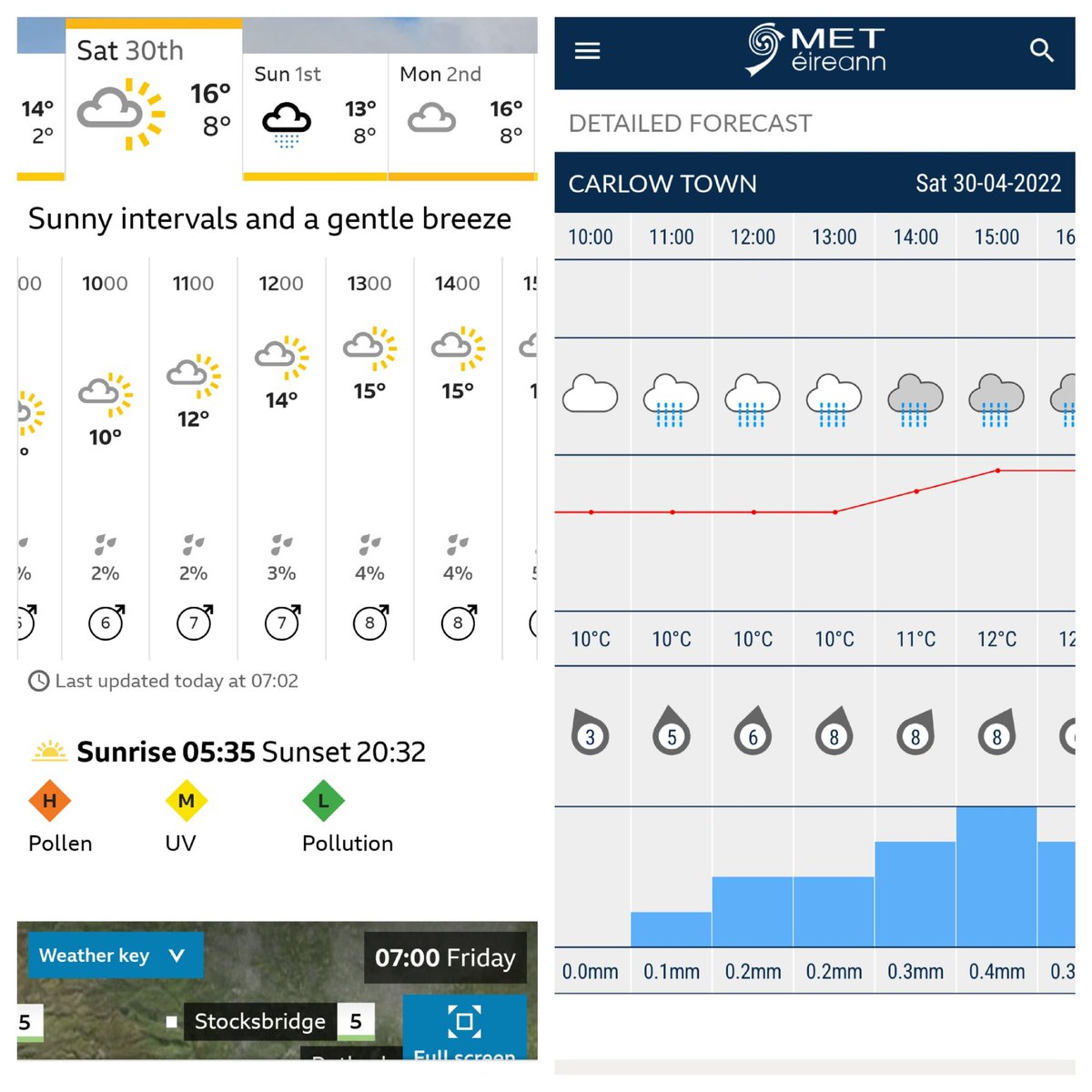 liam1204's tweet photo. @CarlowWeather Bbc are the optimistic ones here so😐 https://t.co/n9U1JZnODk