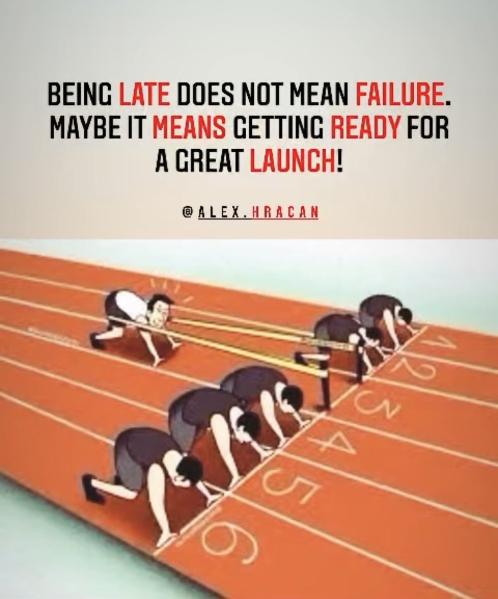 alexandrehracan's tweet photo. Being late does nit mean failure. Maybe it means getting ready for a great launch!

#failure #success #launch #getready #quote #InspirationalQuote #MotivationalQuotes #beinglate #dontjudge #fail https://t.co/xzuflSBout