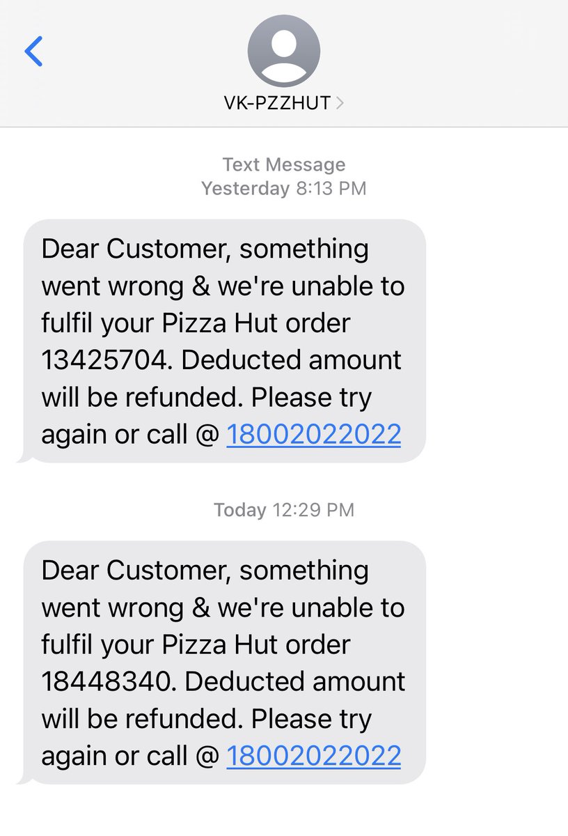 AmodKr's tweet photo. @PizzaHutIN @pizzahut very poor service and low grade management bh Pizza Hut India refer pic. https://t.co/qp3N5JGZcL