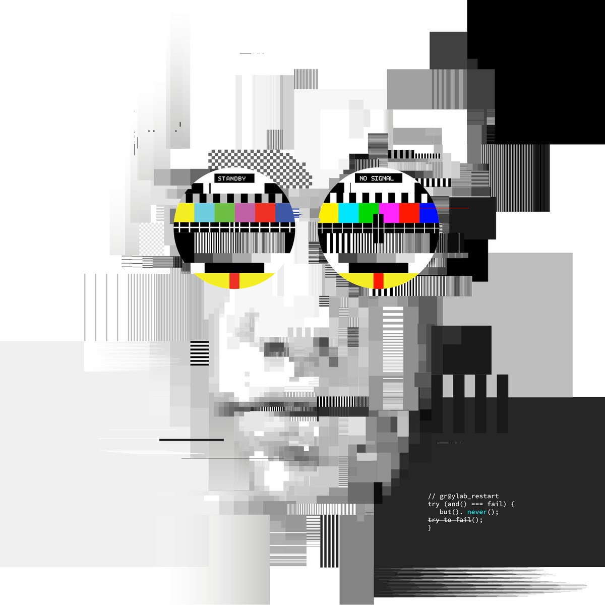 BUGs in my head, my second piece of shit that was inspired by the glitch. life never be perfect, have fun and enjoy the little glitch in life. appreciate everything! #nft #soon