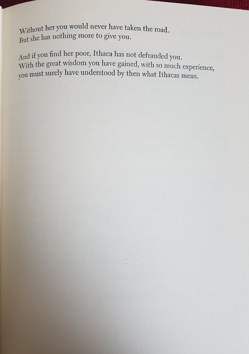 CCavafy's tweet photo. “Ithaca has given you the beautiful voyage.
Without her you would never have taken the road.”

– C.P. Cavafy was born #OTD April 29, 1863. He died on his 70th birthday, April 29, 1933.

This is his most famous poem, “Ithaca”, translated by Rae Dalven.

#poetry #cavafy #Greece https://t.co/12lHTq9Xpr