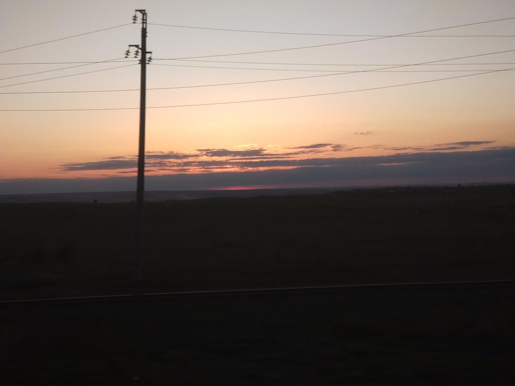 Chromed's tweet photo. Currently on the road from Donetsk to Moscow. Couple of phone snaps from yesterday evening made through a train window. https://t.co/jKO3C48sVt