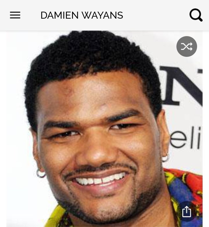 Happy birthday to this great actor/comedian.  Happy birthday to Damien Wayans 
