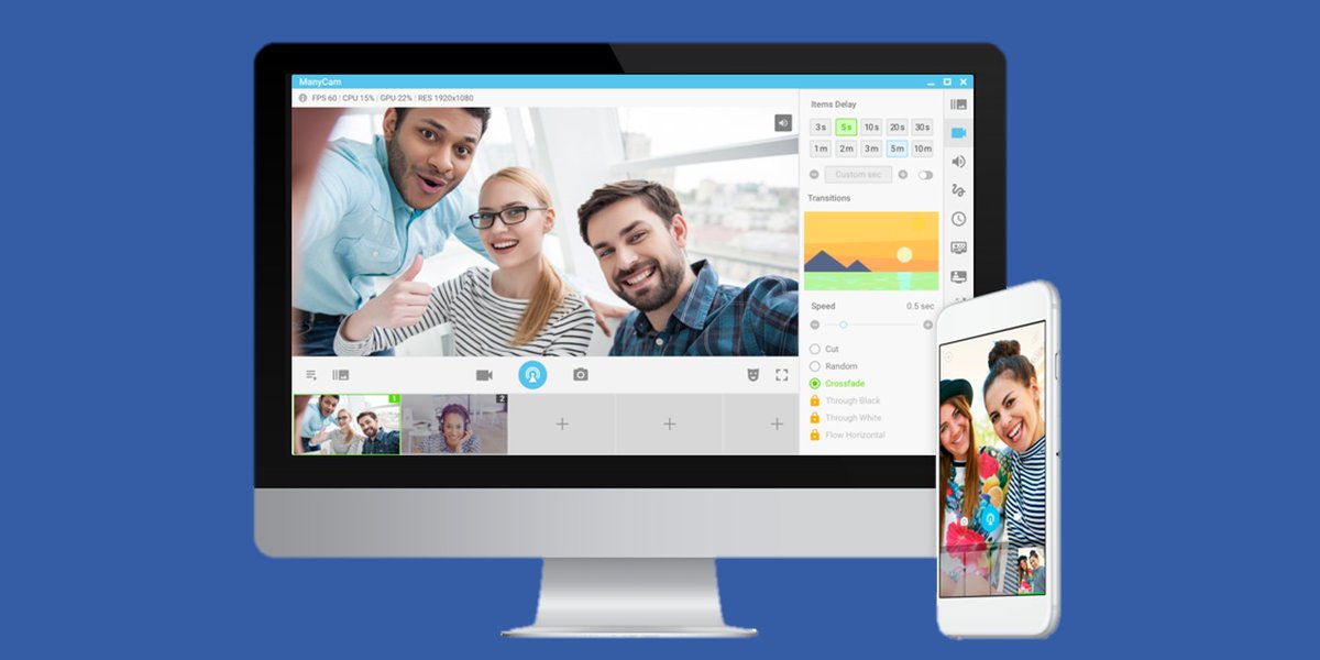Solvusoft's tweet image. &quot;Many Cam&quot; is a Virtual Camera. It allows you to use your webcam on multiple calls simultaneously. It also allows you to zoom, pan, adjust brightness, contrast, etc. You can even play video to your audience. #Windows10 #SoftwareTips