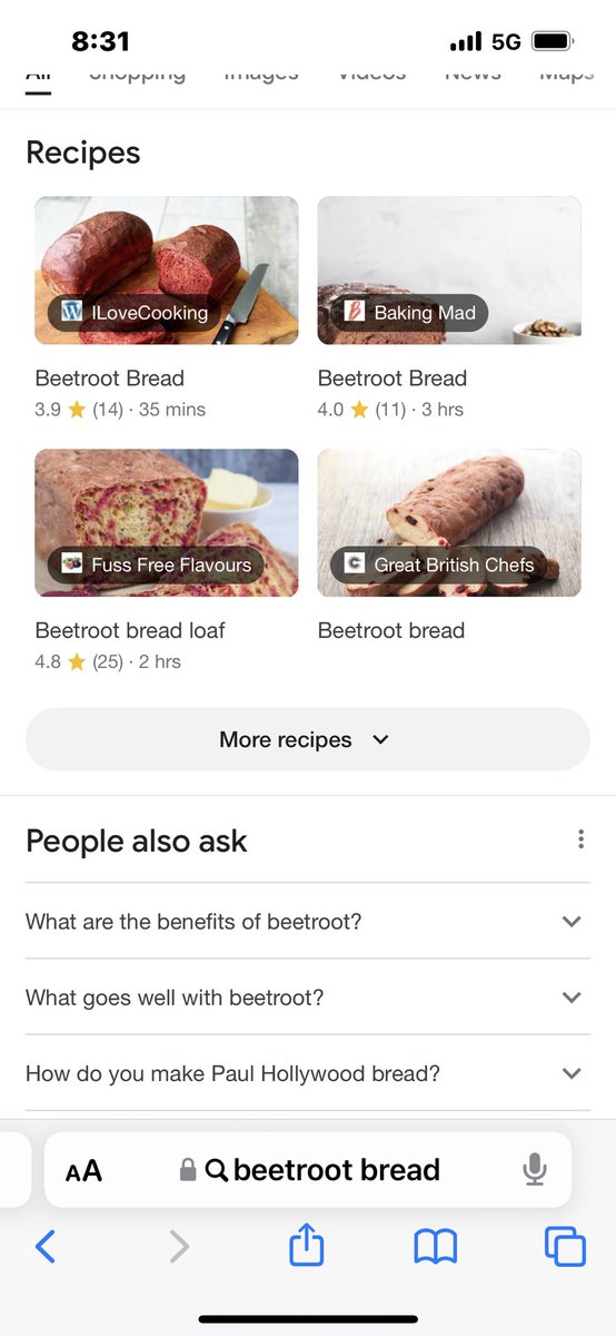 I don’t want to cause a debate <a href="/taradolby/">Tara Dolby</a> but there is such a thing as beetroot bread 😬 <a href="/Andyshowbiz/">Andy Collins</a> I’ll give you that one lol x