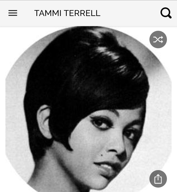 Happy birthday to this great singer. Happy birthday to Tammi Terrell 