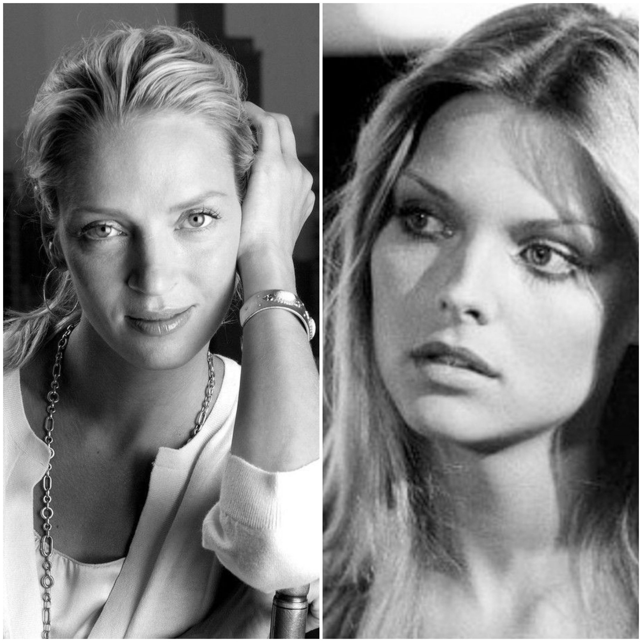 Happy birthday dear Uma Thurman 
Michelle Pfeiffer 