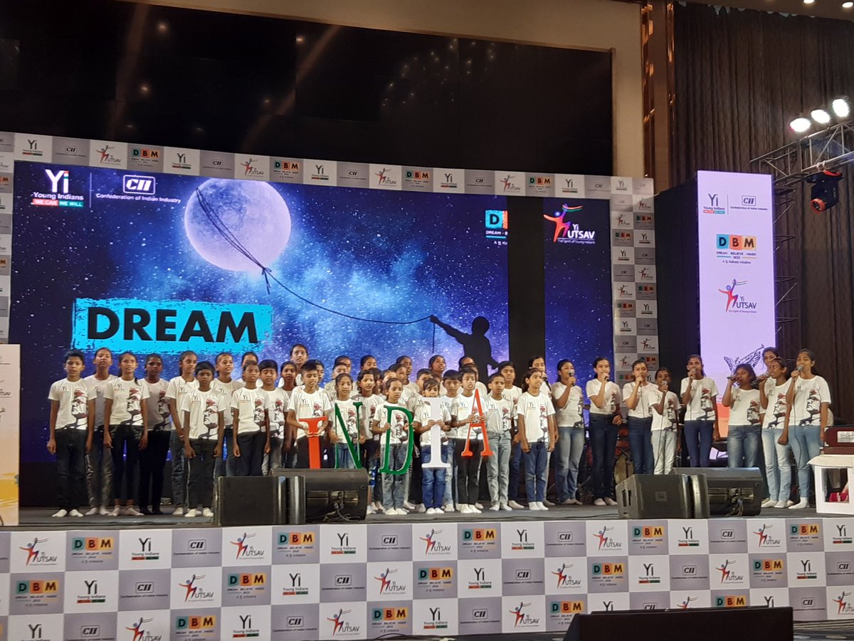 🇬🇧🇮🇳👦👧

A huge dose of positive energy at <a href="/FollowCII/">Confederation of Indian Industry</a>. Marcus Aurelius wrote "what we do in life echoes in eternity". Go for it <a href="/YiTweets/">Young Indians (Yi)</a> <a href="/YIndiansKolkata/">YoungIndiansKolkata</a>! Be great. Change what needs to be changed. And never give up on your dreams. #DBMRocks #YiUtsav <a href="/UKinKolkata/">UKinKolkata🇬🇧🇮🇳</a> <a href="/inBritish/">British Council in India</a>