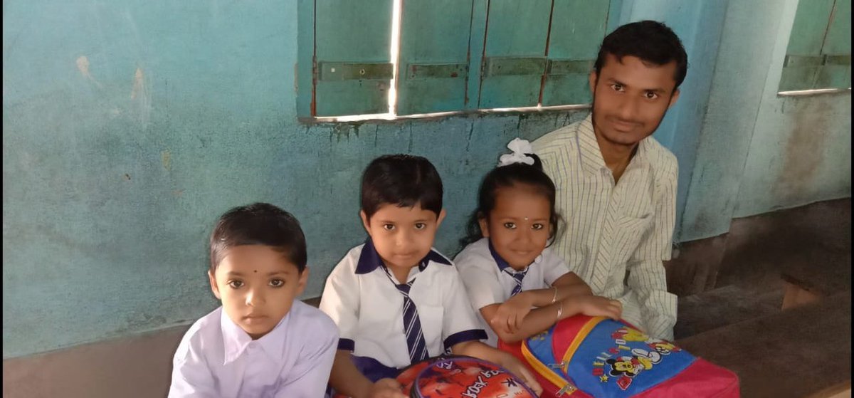 An invaluable photo taken during teaching at Upar Champahati G.S.F.P School in February 2020......