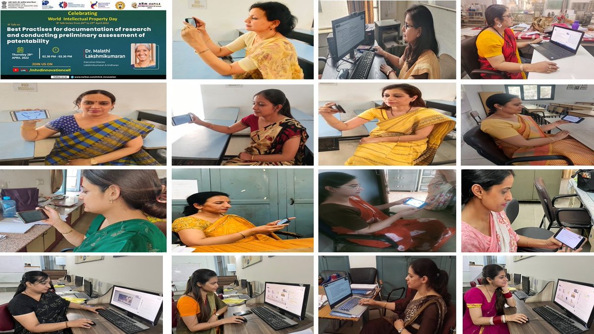 kmviic's tweet photo. KMV IIC Faculty participated in IP Talk on " Best Practices for Documentation of Research and Conducting Preliminary Assessment of Patentability."
@abhayjere @mhrd_innovation
@DrRPNishank
@kmvkaushalkendra
@rashmi_3a
@Atimadwivedi
@Kmvjal
@narendramodi
@EduMinOfIndia
@kmviic https://t.co/nM8r68LEaZ