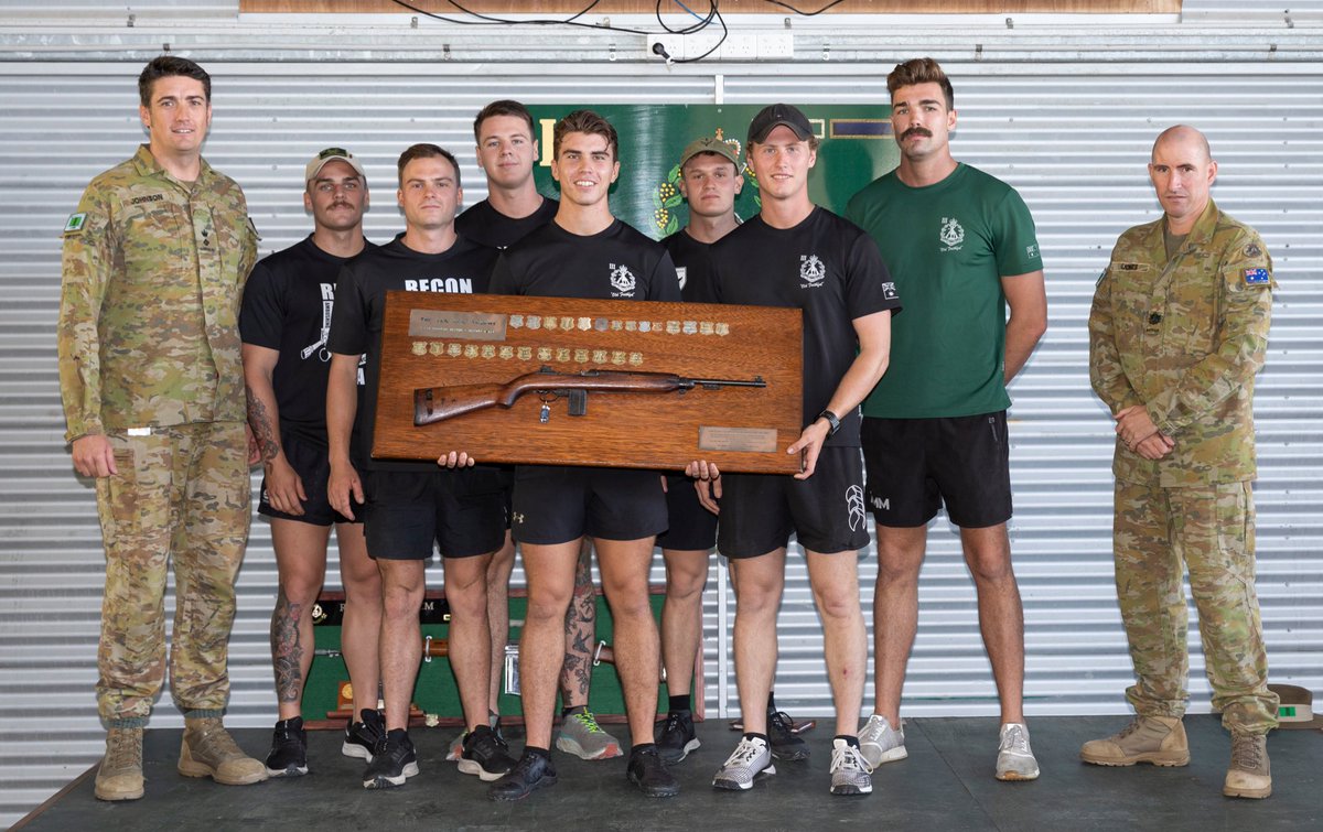 ChesterfieldO5's tweet image. The 3rd Battalion, The Royal Australian Regiment just finished the Opie Trophy champion section competition. A section from Reconnaissance Platoon won the event and will represent 3 RAR at the @AustralianArmy Duke of Gloucester Cup competition in August at @SOIAusArmy. More:🧵