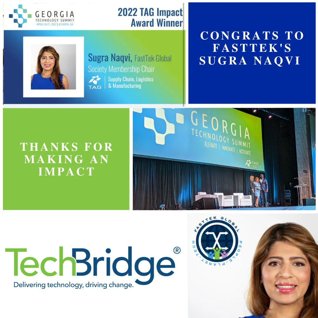 FastTekGlobal's tweet photo. Congratulations Sugra, FastTek Global's Executive Director based in Atlanta, for winning the 2022 TAG Impact Award. Well deserved and thank you for making a huge impact in your community.
#GTS2022 #TAGThink #TAGimpactaward https://t.co/pLqjQrM0yO