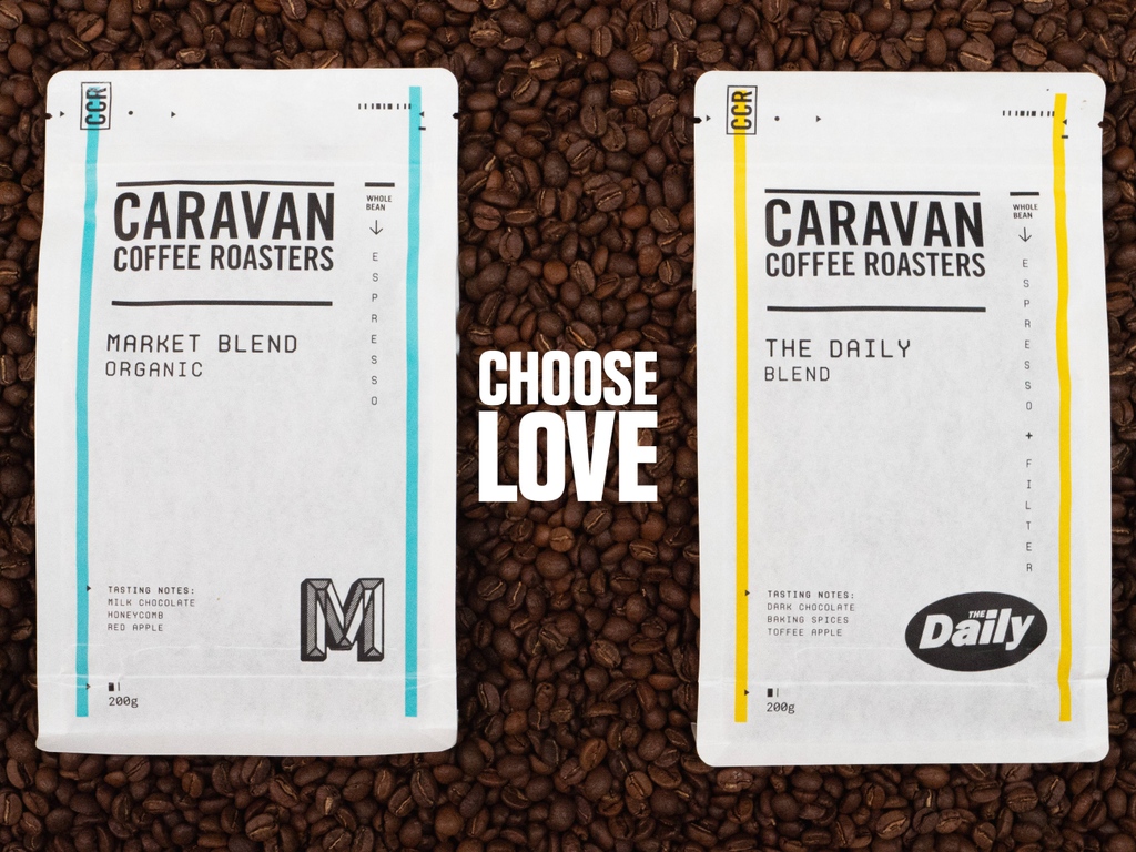 Support Ukraine through our Caravan Classics Bundle which has a £3 donation built in to Choose Love.

Our Training Manager Ari is also joining The Global Coffee Calibration today to run a series of Barista Basics classes with all ticket sales being donated