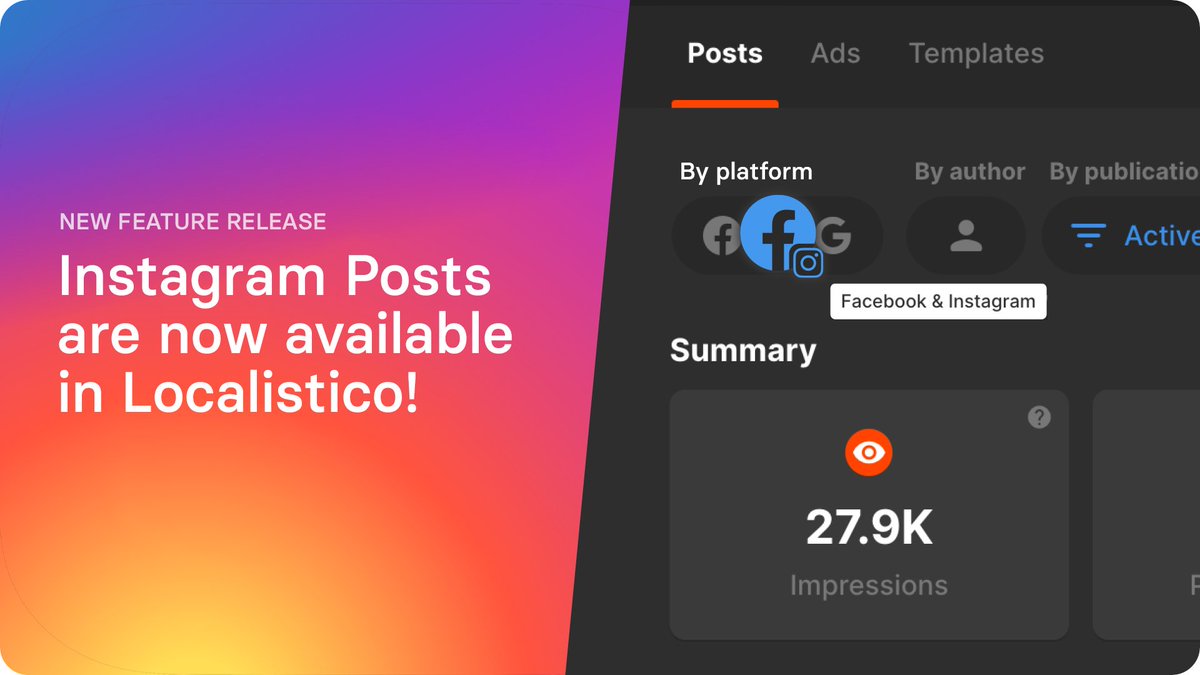 Would you like to find out how can you manage in bulk your Instagram posts, for all of your stores, and engage with a wider audience? Click below to talk to one of our experts!
hubs.ly/Q0197dWf0

#localmarketing #instagramposts #automation