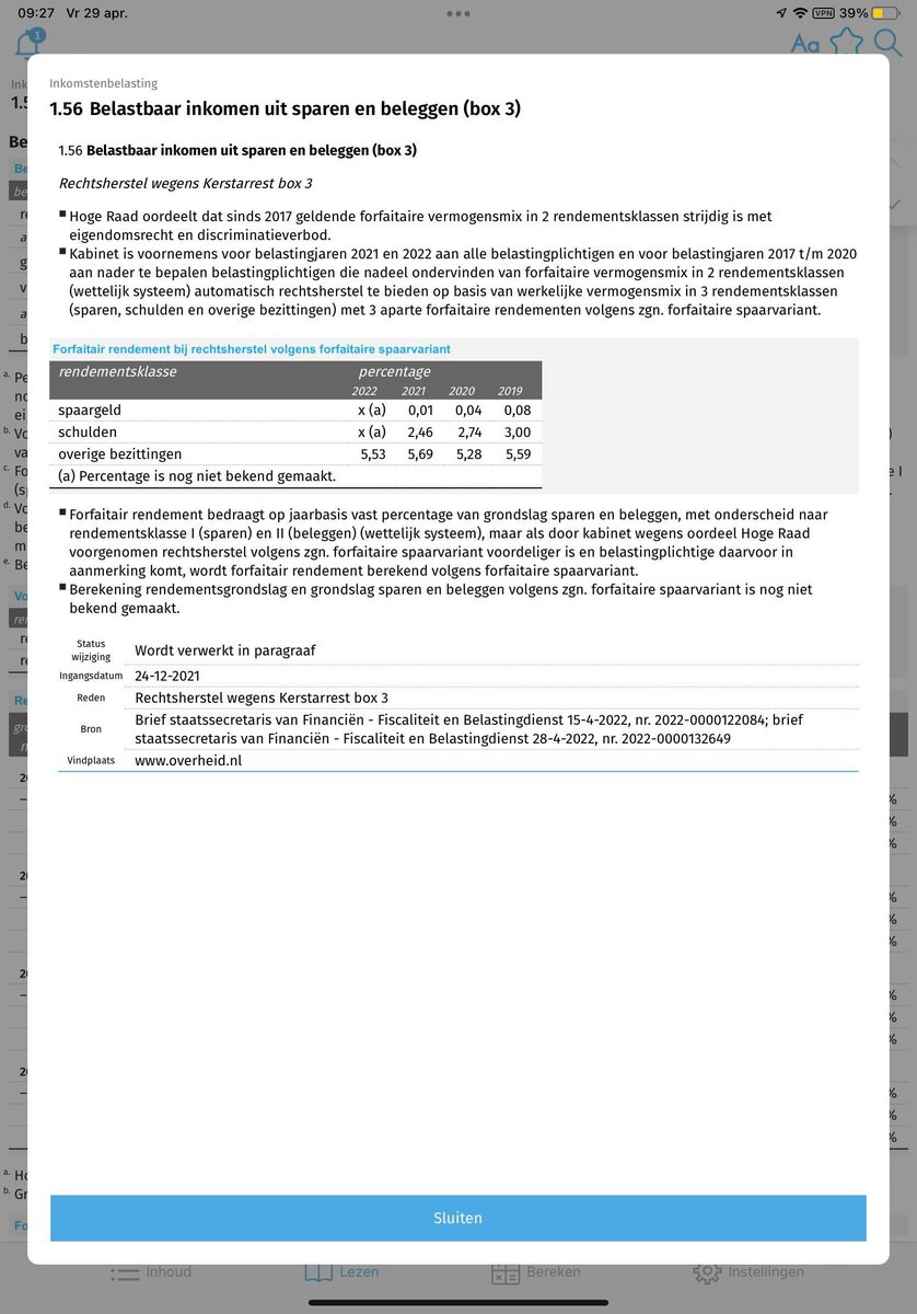 Het kabinet kiest voor de forfaitaire spaarvariant in box 3. Druk op het belletje van Wijzigingen in de Fiscaal Memo App en lees wat dat betekent.