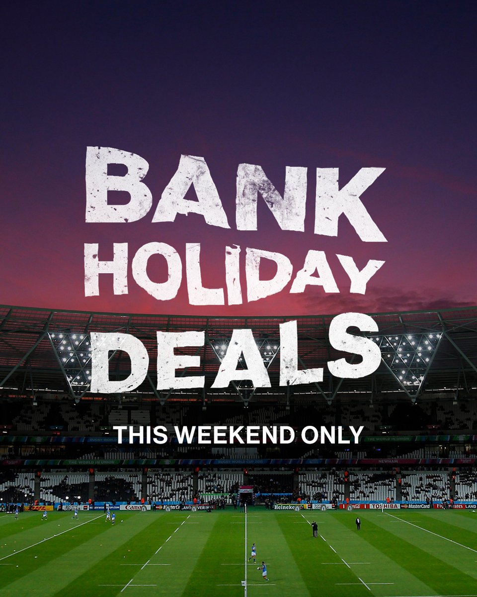 Save 𝘽𝙄𝙂 this Long Weekend ☀️

Explore exclusive prices in our Bank Holiday Sale - but be quick, these deals are here for this weekend only!

🛒➡️ bit.ly/3vpnEMv

#ProDirect #BankHoliday