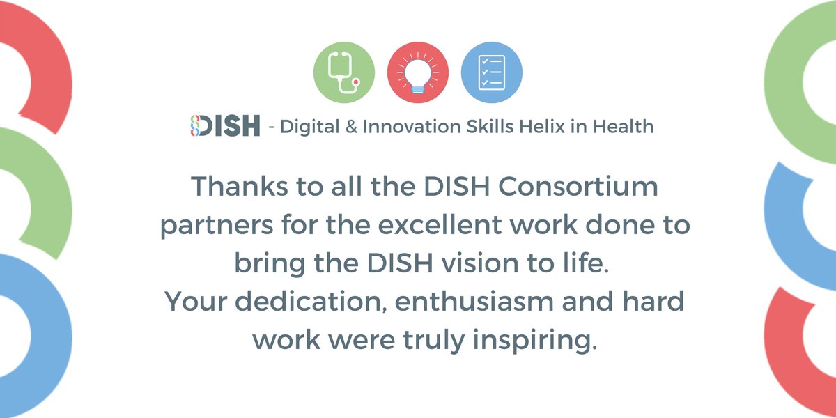 The final issue of the DISH project #newsletter is here! 🚀

You can read it here 👉 bit.ly/DISH-newslette…

Featuring ⤵️

A word by Ms Trine Ungermann Fredskild, #DISHProject Coordinator
Final Conference #report
Project #policy recommendations
🎁 An exciting announcement