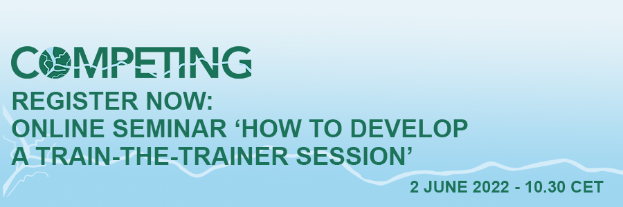 ProjCompeting's tweet image. Especially for teachers at inland navigation schools and training institutes project COMPETING is organising an online seminar on the subject 'how to develop a train-the-trainer session'. Date &amp;amp; time: 2 June - 10.30 CET. Sign up via: lnkd.in/eigvApsq