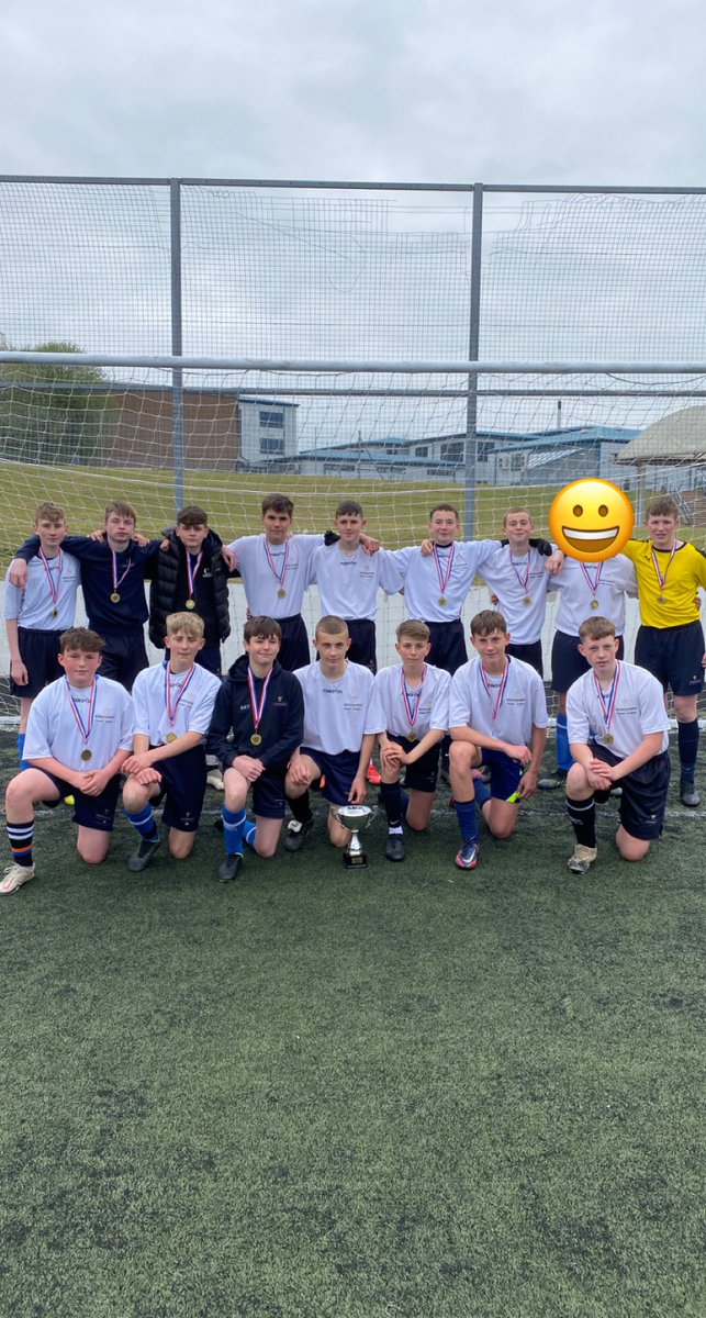 Huge congratulations to the year 9 boys football team who won the Wakefield Cup final 3-0. The year 9s have had a fantastic season culminating in a trophy! #TeamMinsthorpe #Motivation #Commitment #Care <a href="/MinsthorpeCC/">Minsthorpe</a>