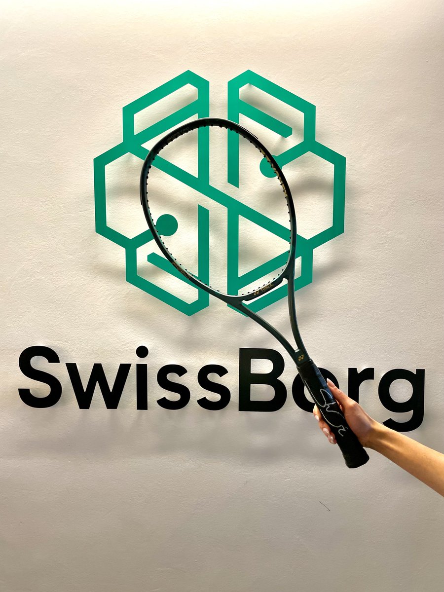 swissborg's tweet photo. #SwissBorg & @ballmanproject community, we love seeing your #Ballman #nfts in action.
🎾 @stanwawrinka sent these signed #tennis rackets & we decided to run a contest.
💚Like,tag & reply with a screenshot of your #ballman in action to win a racket! We'll #giveaway 3 in a draw. https://t.co/5tkezkJtBH