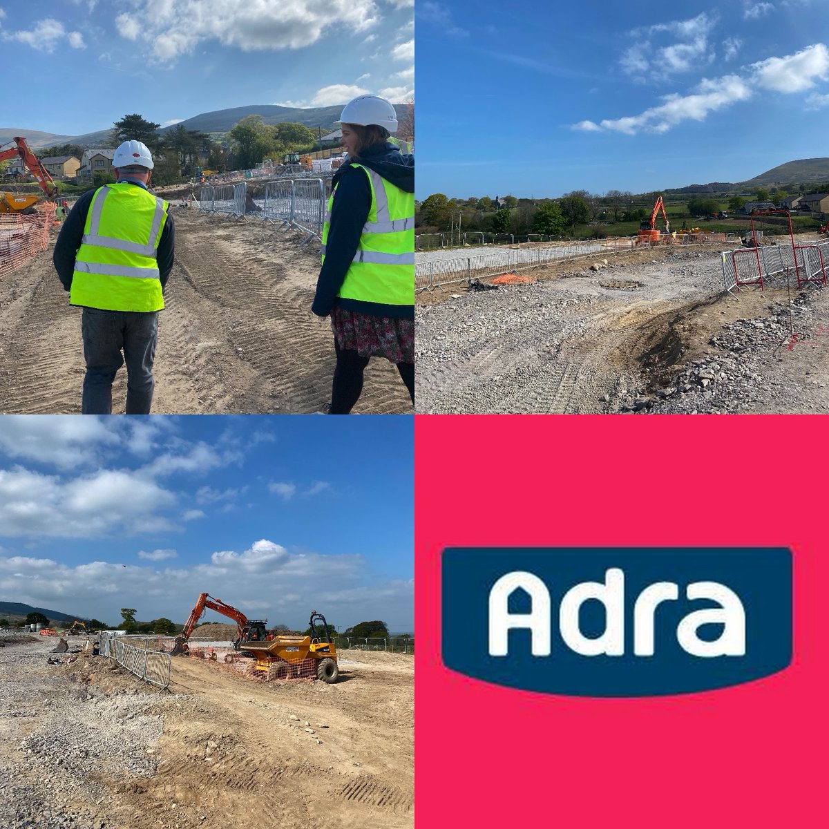 elinhowen's tweet photo. Ymweliad cyntaf i safle Maes Bleddyn, Rachub bore ‘ma. Tai fforddiadwy yn dod yn fuan!🏡🏗 First site visit at Maes Bleddyn, Rachub this morning. Affordable homes coming soon!🏡🏗 #taifforddiadwy #affordablehomes @adrataicyf @teg_tai @GemmaPJ https://t.co/YzZ9gayQnA