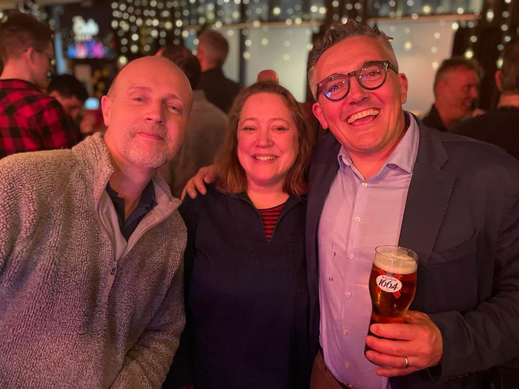 Bid a fantastically fond farewell to a brilliant range of people <a href="/BBC/">BBC</a> last night - it was so so good to be able to meet up again together - healthy overdose of laughing and hugs xx
