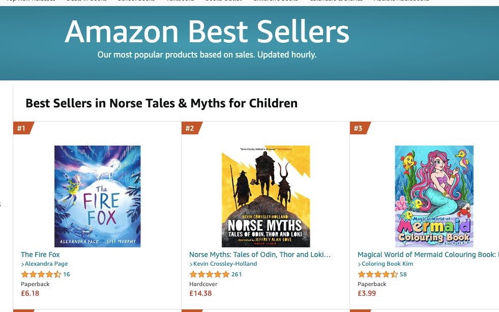 alexandrapage's tweet photo. I'm so grateful for all #TheFireFox love shown recently, thanks to the brilliant boost by @oscarsbookprize.
For I think the first time, our book has reached a #1 spot - even overleaping the dratted mermaid!😂🧜♀️ I hope our fox brings lots of cosy warmth everywhere he roams x https://t.co/4PPPSvp3YB