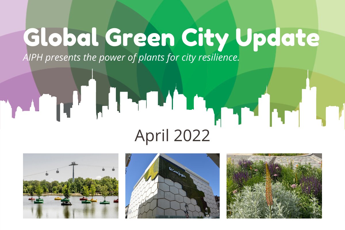 AIPHGlobal's tweet photo. We're excited to share the first edition of our monthly AIPH Global #GreenCity Update!
This edition includes the @CitiesWNature #ActionPlatform, @WUParks Congress, & features the @IucnUrban #UrbanNatureIndex
Sign up today to stay in the loop: https://t.co/fHjPNTLgYE https://t.co/TEVIcQnx1m