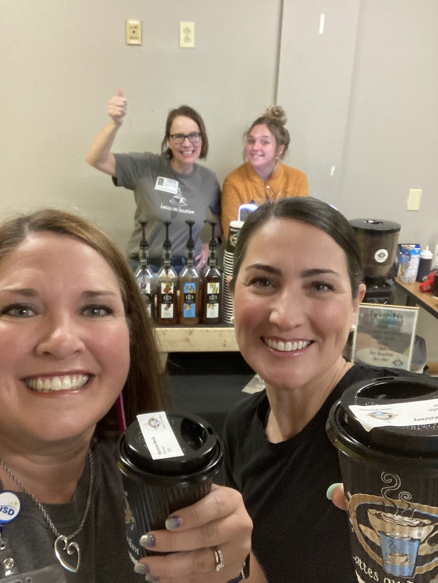 Love a two shot espresso day! Thank you, <a href="/TIAA/">TIAA</a> and <a href="/thelattelady/">thelattelady</a> for making this Friday a Fri-yay!!! <a href="/SouthridgeES/">Southridge ES</a>