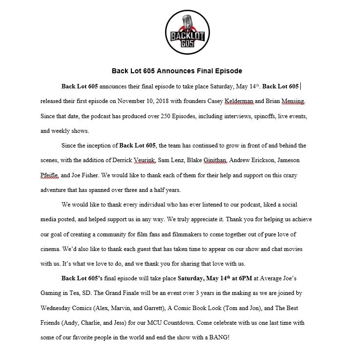 Back Lot 605 tweet media