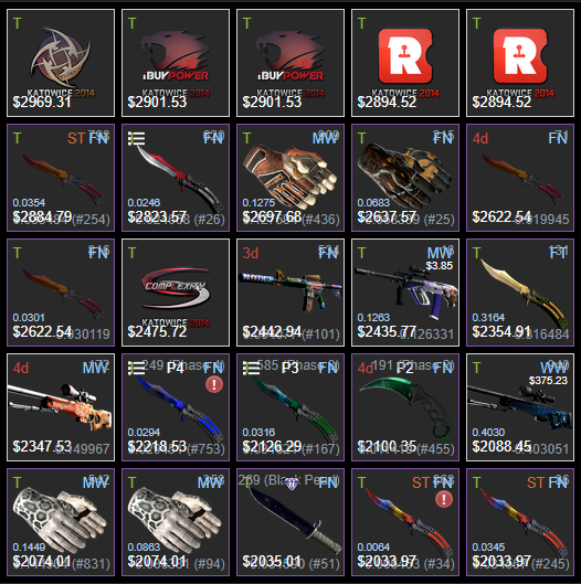 zipelCS's tweet photo. Friendly reminder that I a variety of high-tier skins, buff bal and kato holos. Only interested in bulk sales or larger value deals 😺✨

rt is appreciano
thanks frens 

(ignore prices on pics they are not accurate) https://t.co/PoWtkLWz6q
