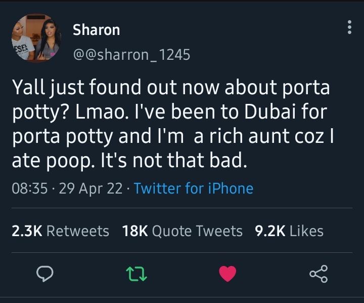 Sphe ⑦ on Twitter "A proud Dubai porta potty poop eater. 😭 https//t.co/TzBLJKTZwf" / Twitter