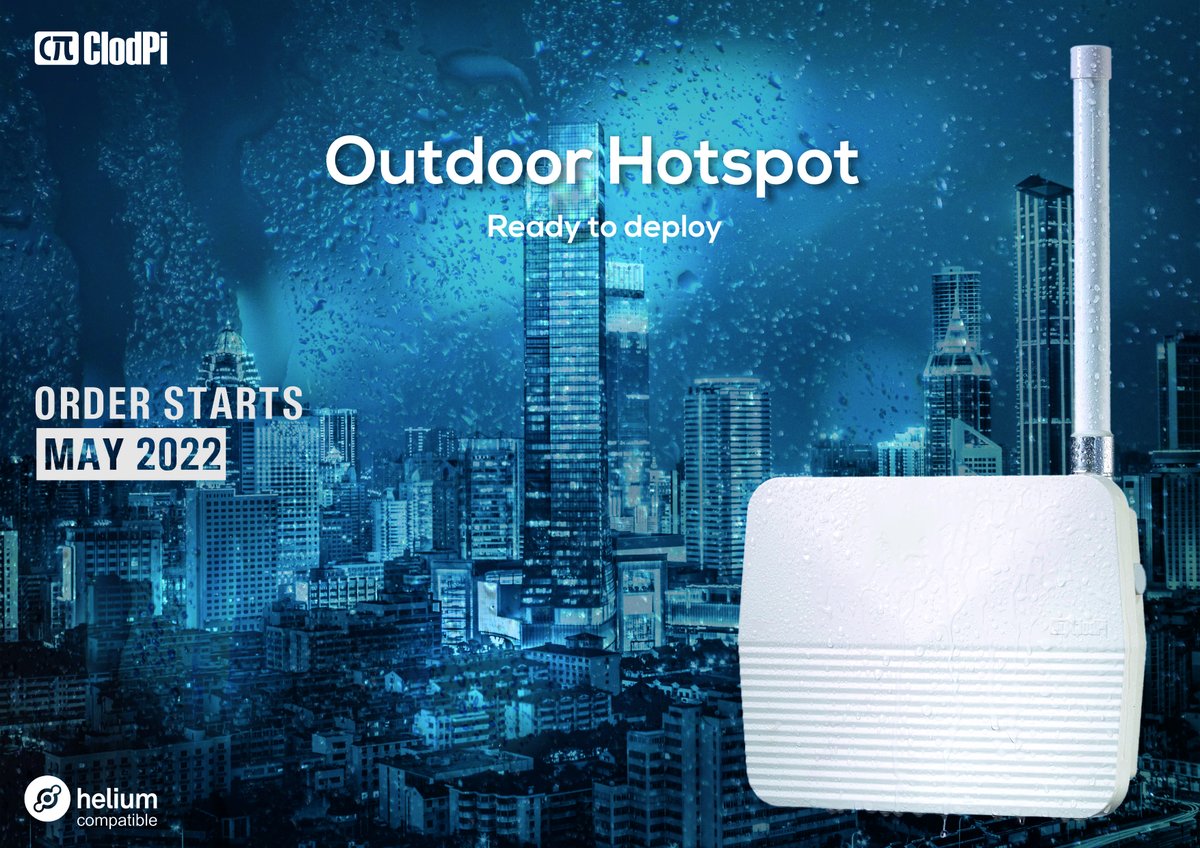 Widen your <a href="/helium/">Helium🎈</a> coverage with India's first Complete #OutdoorHotspot. Ready to deploy outdoor. #Helium #LongFi #IndiaWantsHelium #ThePeoplesNetwork #ClodPi