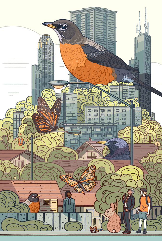 A page for Re Porter magazine. Again a big thank you to Rose Pereira for the wonderful assignment! Really pleased with how this one turned out. Always great when I’m allowed to draw birds for work :)