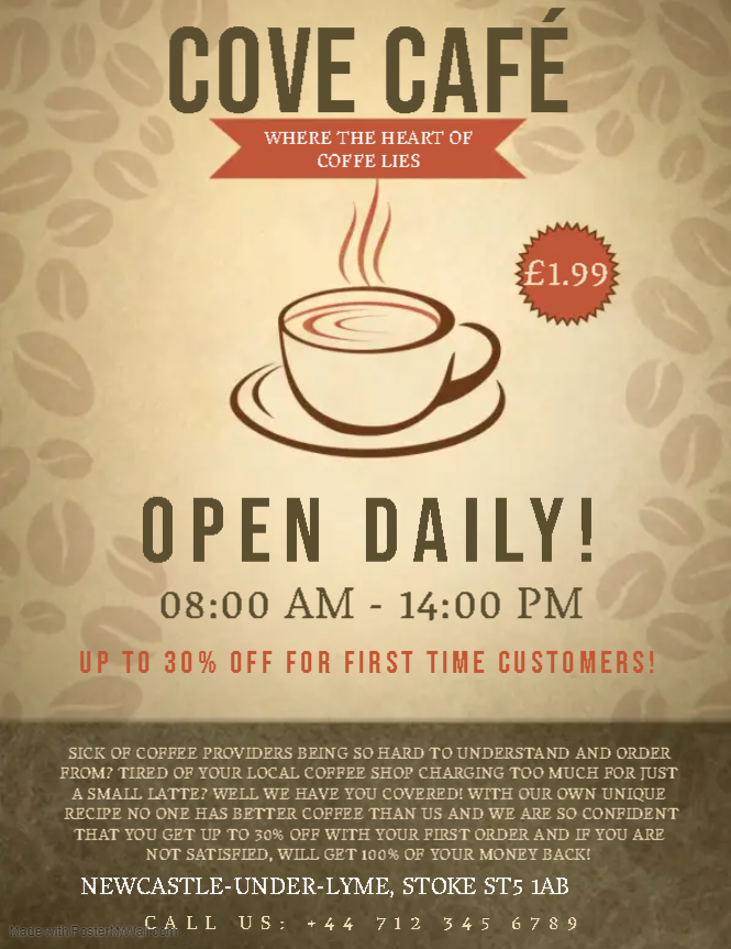 Cove_CafeShop's tweet photo. Cove Café OPEN DAILY NOW!! ☕
Thank you for choosing Cove Café! 
#Coffee #CoffeeTime #CoffeeLover #coffeeholic  #cafe https://t.co/t49rrQdKOh