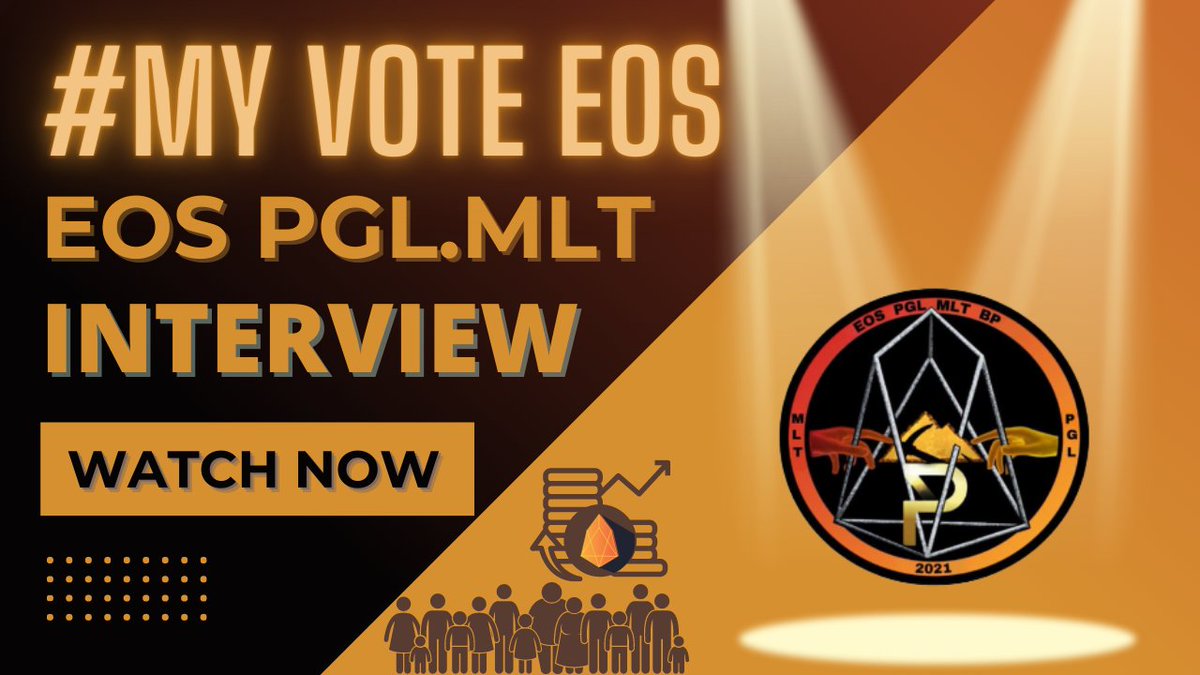 #MyvoteEOS BP interview series #5: EOS PGL.MLT 

<a href="/EOSPGLMLT_BP/">EOS PGL.MLT BP</a> has developed numerous #HuFi tools, including <a href="/eosmarketp/">EOS Market Place</a>, EOS Micro Loan, EOS Template One, and EOS Dtrack.

They are using EOS to change people's lives!👥