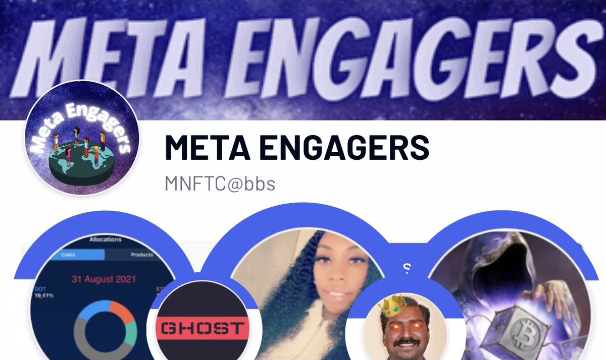 METV_BBS's tweet photo. Meet The Team: @GuigsLuke @pakalupapitow @Ghost_BBS_ @thabkey #METAENGAGERS #Post2earn https://t.co/ok57mpcQDp