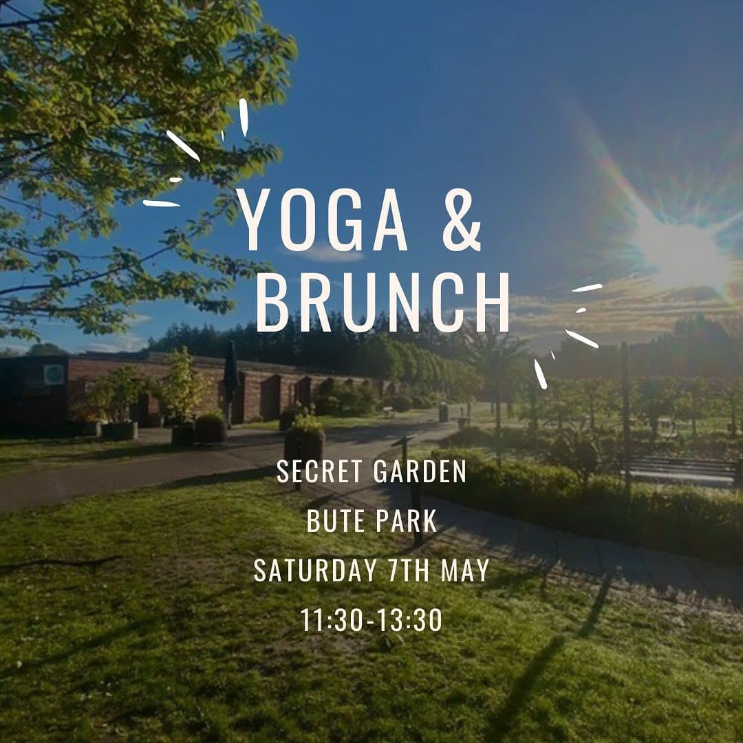 SecretGardenCF's tweet photo. Outdoor yoga &amp; delicious food.
We’ve paired up with @physio_space and @Oskyoga to bring you a joyous flow immersed in @buteparkcardiff 's green space, followed by a delicious brunch by us. When- Saturday 7th May 11.30-1.30
Tix: https://t.co/RpVcZqOCA5 #Cardiff #Cardiffyoga https://t.co/lSO4PHPhYd