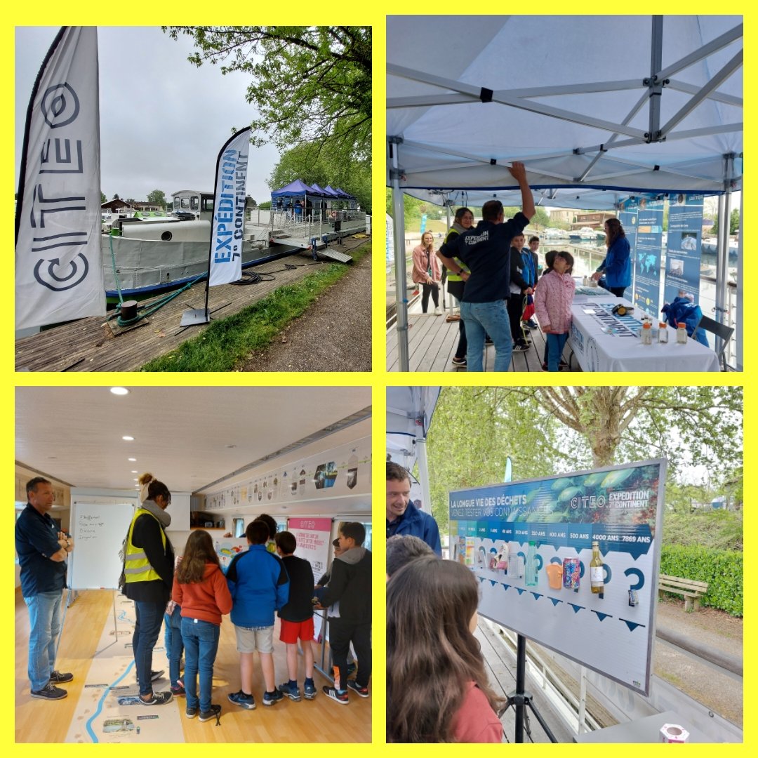 LPoddevin's tweet image. Découvrir les enjeux de la pollution des mers par les plastiques  et faire évoluer les comportements en adoptant le geste de tri! Tel est l'objectif de cette 5e édition du partenariat @7eContinent / @citeofrance que j'ai été fière de lancer ce matin aux cotés de @DeixonneP