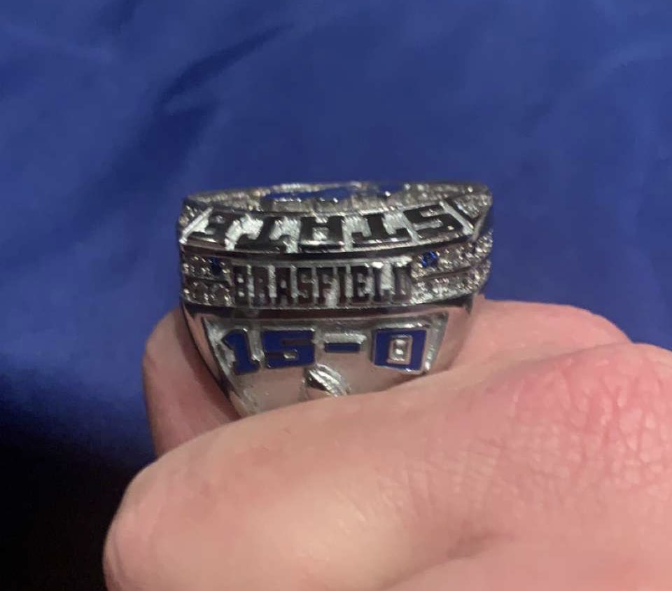 Coach_Brasfield's tweet photo. What an unbelievable year this was and this was the icing on top of the cake! Let’s go get another one! @SC_RebelsFB https://t.co/0TajMBaPuZ