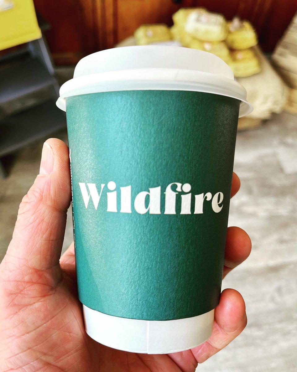 Wildfire_Deli's tweet photo. We’re loving our new branded cups from @NaturePacUK #fullyrecyclable https://t.co/K01lkf2iJO