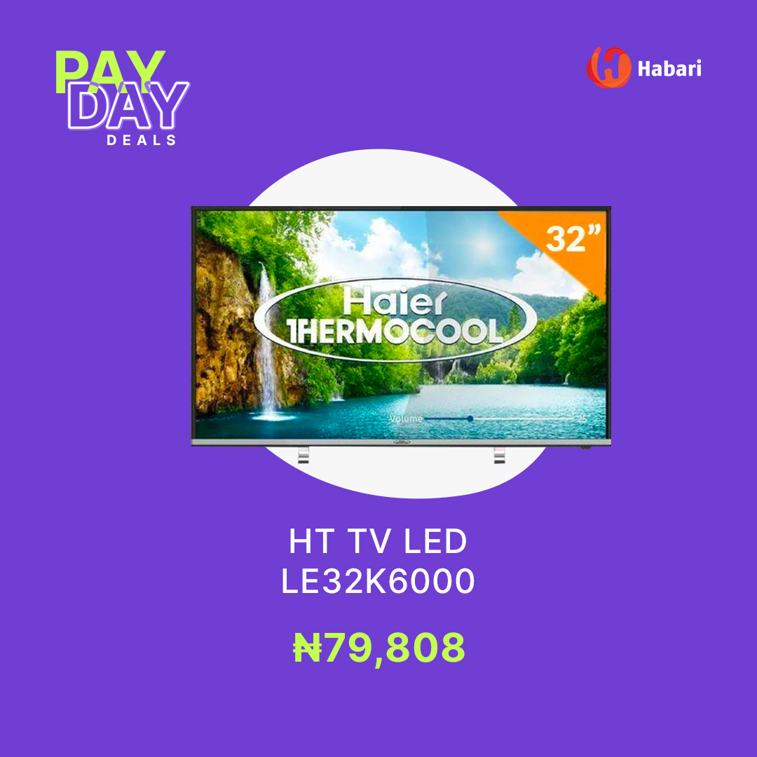 Get the HT TV for N79,808 only.

To place your order, click on this link: ow.ly/HLEc50IVzFH

#Habarishop #ShopHabari #Tv #HTTV
