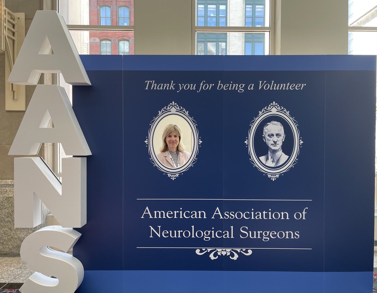 Stop by #aans2022 and thank all ⁦@AANSNeurosurg⁩ #volunteers who are making us stronger and better