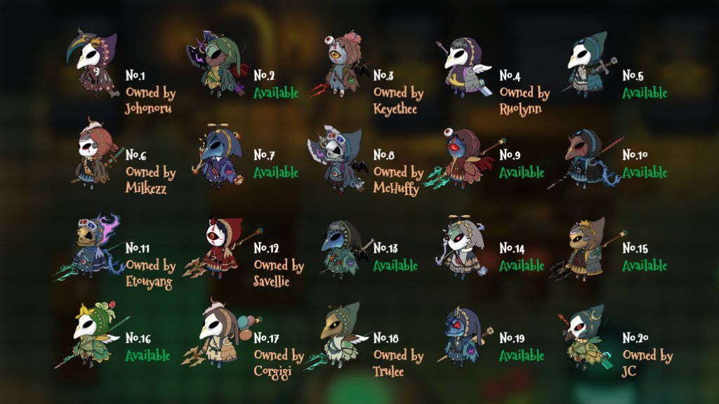 Here is a million-dollar question for you: 
Of all the Traveler NFTs available below, which one would you most like to mint out?

#PowerDungeon #Play2earnGame #NFTCommunity #NFTGames