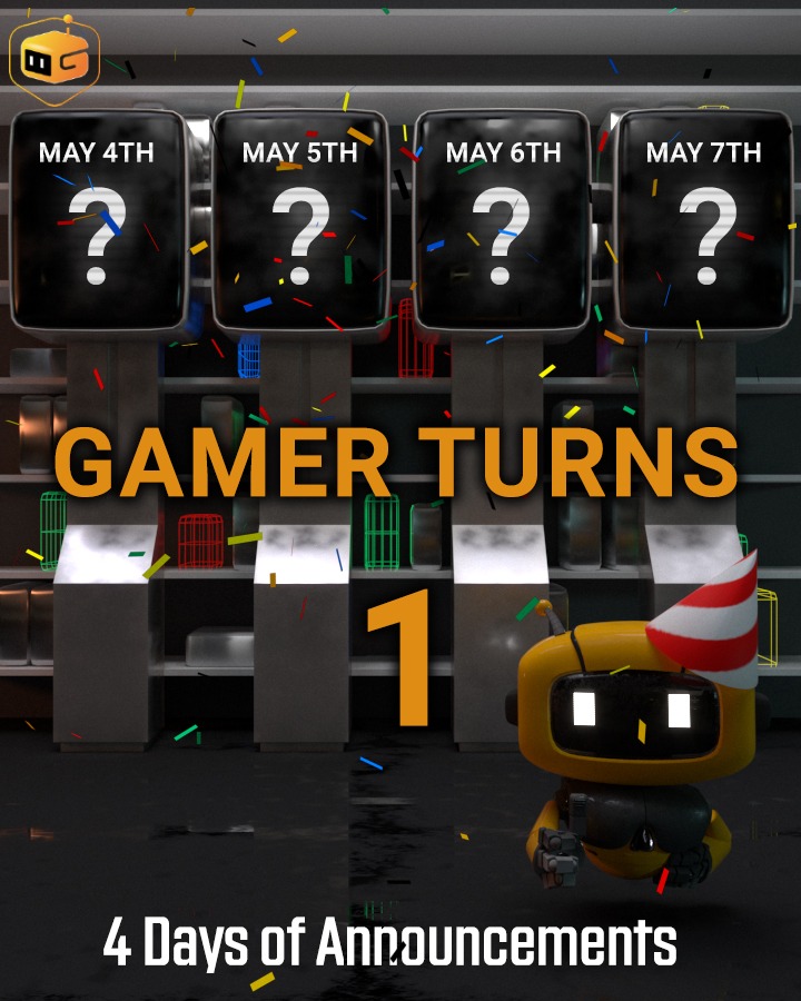 GMRCenter's tweet photo. 𝘊𝘌𝘓𝘌𝘉𝘙𝘈𝘛𝘐𝘖𝘕 𝙇𝙊𝘼𝘿𝙄𝙉𝙂 🎉

May 4th sees $GMR celebrate its first birthday! Be sure to follow to keep up with the special 4 day event we have planned!

#GMRCenter #NFT #Community https://t.co/keeiM79t4I