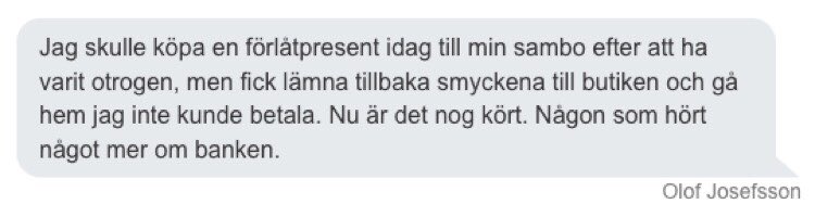 RasimReiz's tweet photo. ”Nu är det nog kört” Swedbank. https://t.co/fcZ7fPUqFo