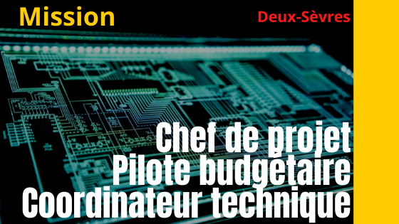 Nouvelle mission d'un partenaire... Pour vous ?

Mission :  Chef de projet/Pilote Budgétaire/Coordinateur technique

Suivi budgétaire mensuel
Pilotage de projets Techniques
...

Lieu : Deux-Sèvres

En savoir + : lency.biz/openNeed/6SJ6Y