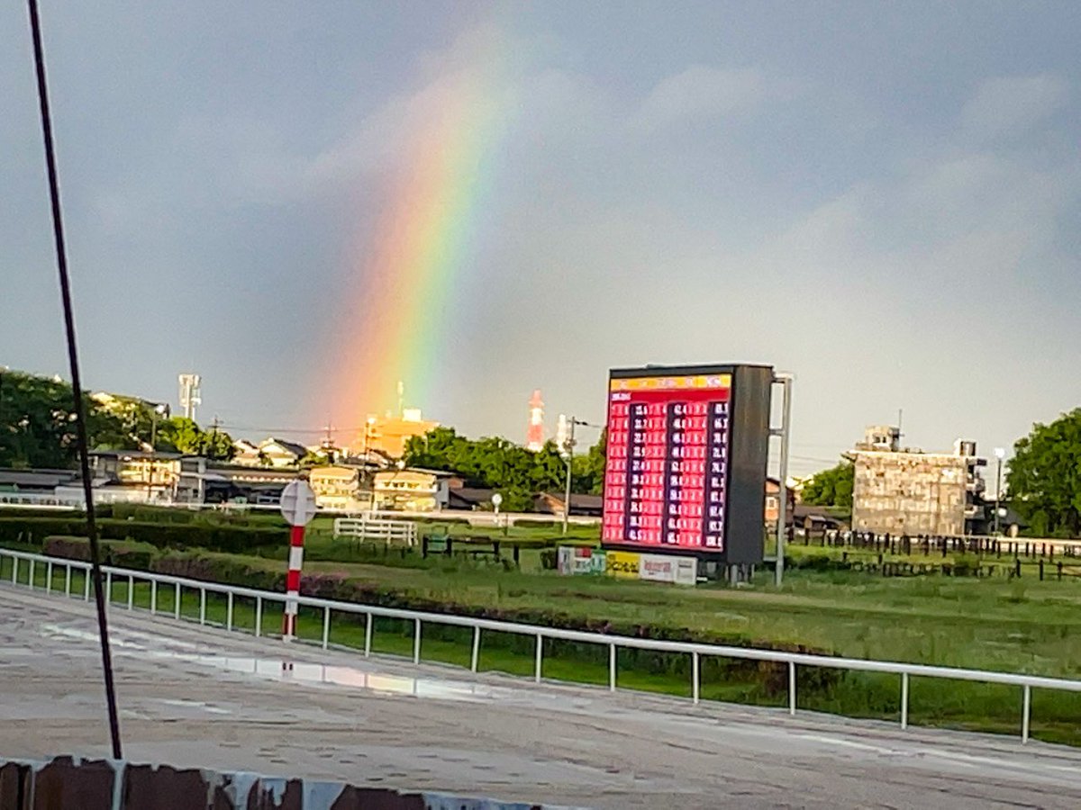 天国のオグリも喜んでるな🌈🌈ﾆｼﾞﾉﾊｼ 